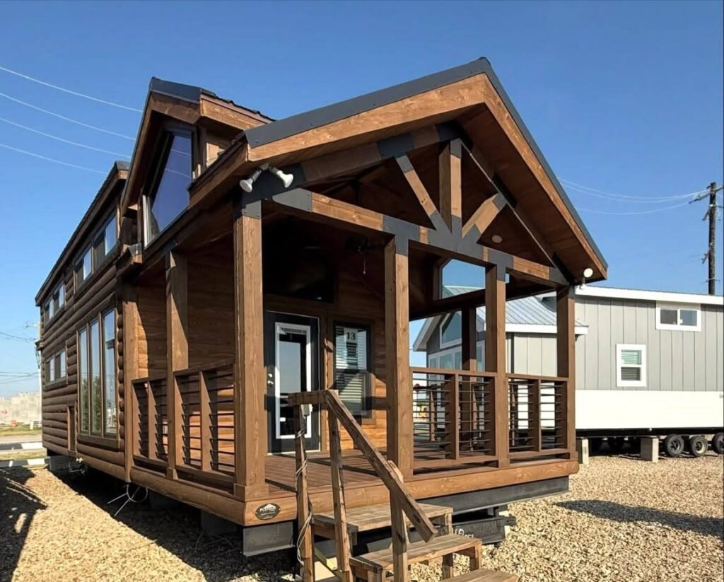 The Tumbleweed Cabin tiny home exterior